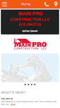 Mobile Screenshot of mainproconstructionllc.com