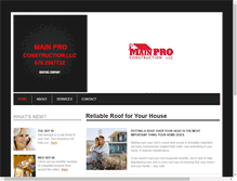 Tablet Screenshot of mainproconstructionllc.com